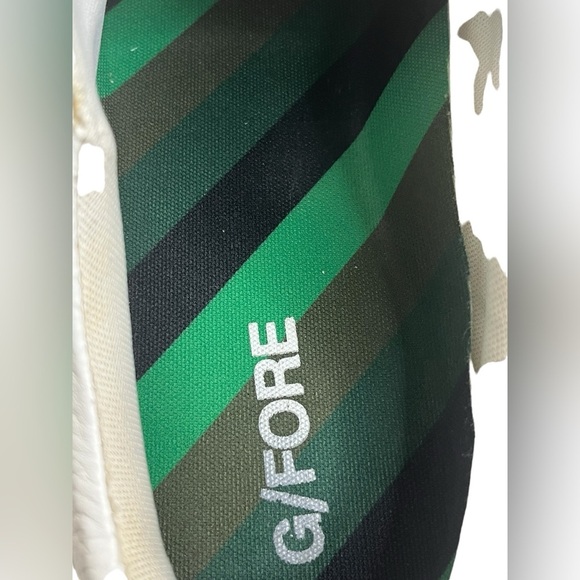 G/Fore Golf Shoes Gallivanter White Pebble Leather Lace Up Men’s size 12 main image 12
